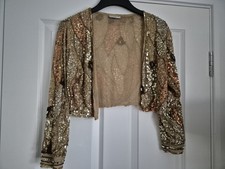 Gold Sequin Long Sleeved