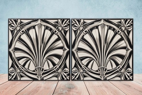 Art deco design ceramic tiles - design,