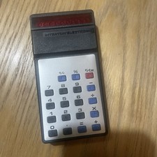 INTERTON ELECTRONIC vintage calculator. Rare.