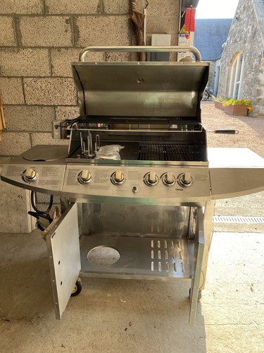 Burner bbq gas grill - bbq,