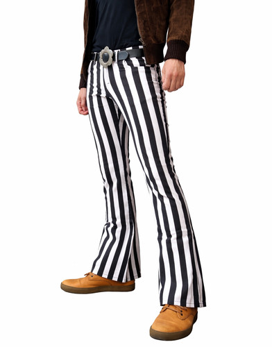 Mens striped retro - mens, flares