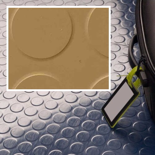 Sample rubber studded - studded, floor