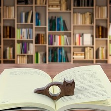 Book Page Holder Custom Wooden