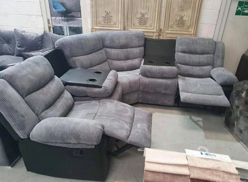 Rio recliner corner - corner, grey