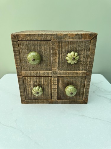 Rustic wooden drawer mini - rustic,