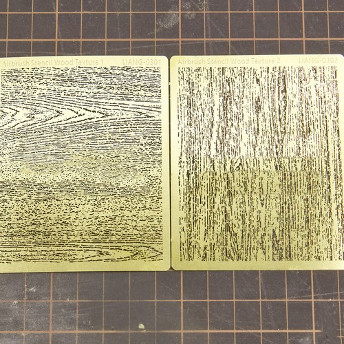 Airbrush stencil wood texture - airbrush,