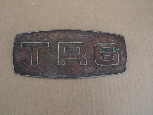 Triumph tr6 badge for - tr6,