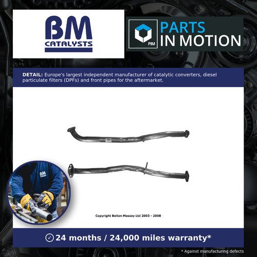 Exhaust front down - pipe, fits