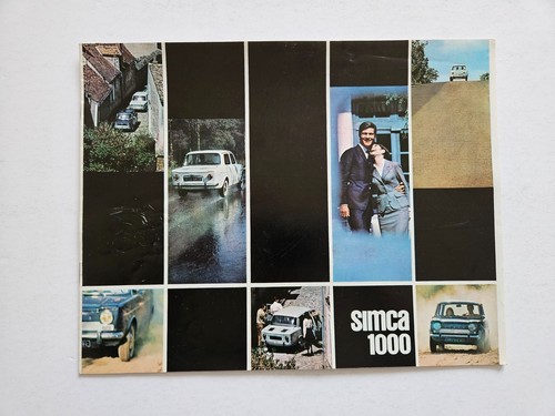 Simca 1000 sales brochure - simca,