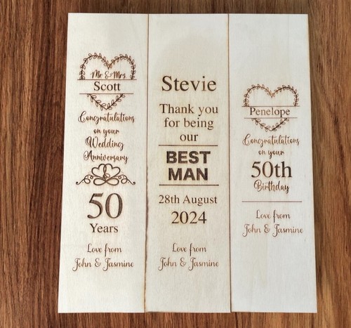 Laser engraved personalised - laser,