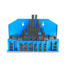 HARLINGEN 58PC PIECE STEEL CLAMPING SET , FOR USE ON EQUIPMENT WITH 10mm T-SLOTS