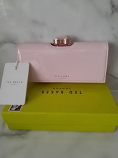TED BAKER Patent Pink Purse 