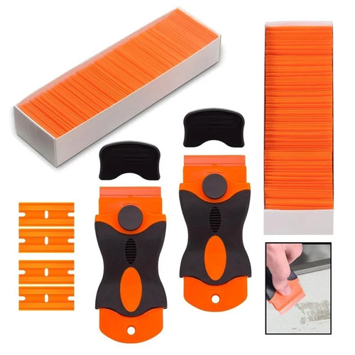 100pcs plastic scraper razor - 100pcs,
