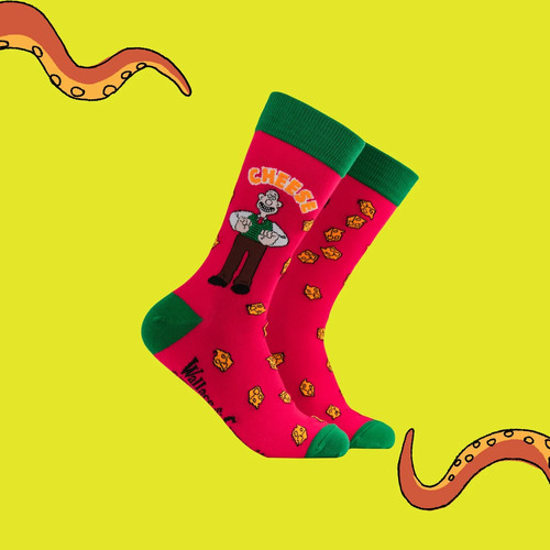 Wallace gromit socks - wallace,