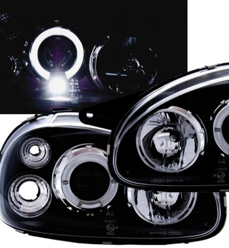 Headlights angel eyes - headlights, black