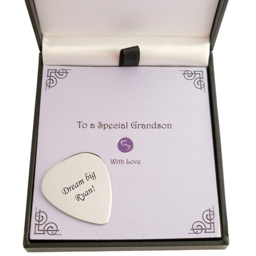 Personalised guitar plectrum - personalised,