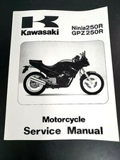 1986 - 87 Kawasaki NINJA 250 R, GPZ250R OEM Factory Service MANUAL 99924-1066-01