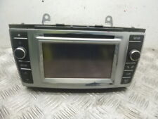 2012 TOYOTA AVENSIS SAT NAV RADIO CD BLUETOOTH HEAD UNIT 86140-05010 86840YY040