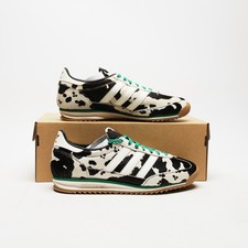ADIDAS SL 72 Pony Hair Women's White/Black/Green SIZE 6.5 Trainers