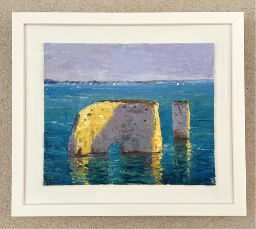 The old harry rocks dorset - the,