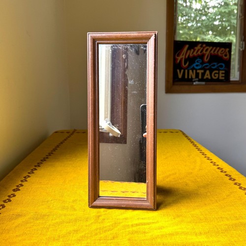 Small mid century wall mirror - small,