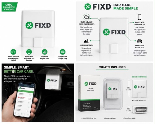 Fiixd obd scanner active - scanner,