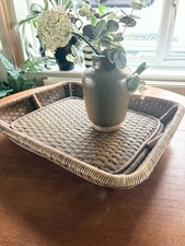 Vintage Wicker Rattan Chunky