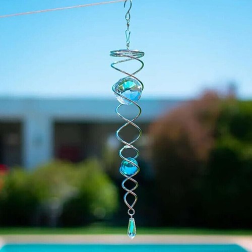 Spiral wind spinners with - spinners,