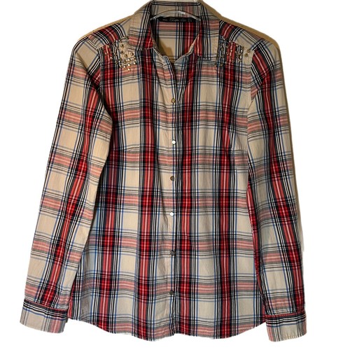 Zara trafaluc red - zara, plaid
