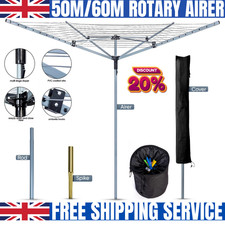 Rotary Airer 50M 60M Heavy