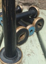 Vintage Bobbins , Antique Bobbins, Antique Spools,vintage Reels,Wood Bobbins #5