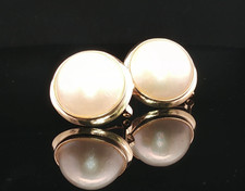 Mabe Pearl Earrings – 13mm