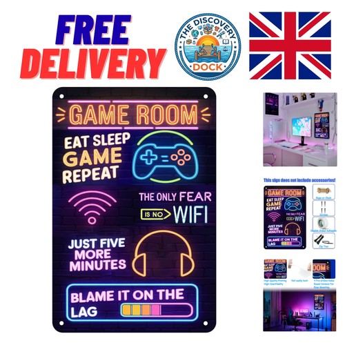 Neon funny gamer sign - gamer,