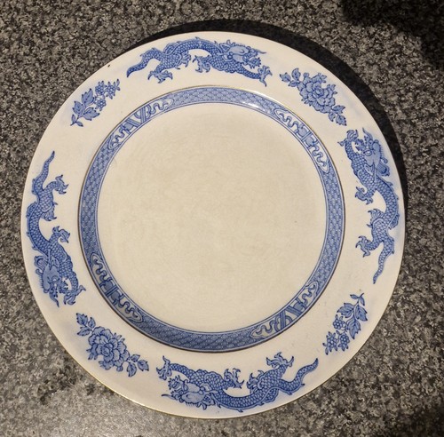Cauldon blue white dragon - &,