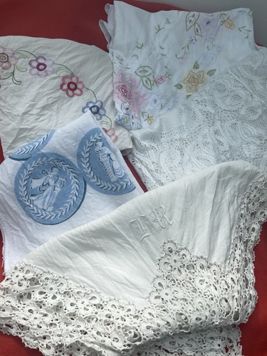 Vintage retro tablecloths - vintage,