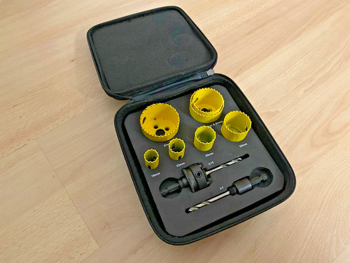 Starrett hole saw kit - saw,