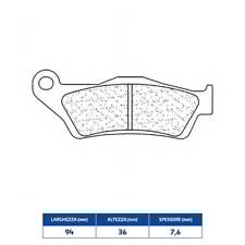 FRONT SINTERED BRAKE PADS for