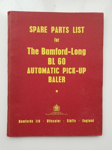 Bamford bl60 automatic - bamford, pick-up