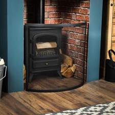 Buckton Fire Guard Fire Screen Safety Protector Black Shield Spark Fireplace