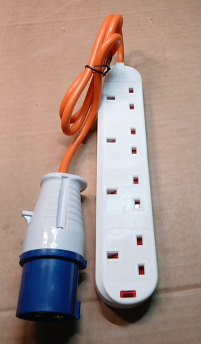 Camping electric hook cable - up,