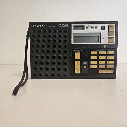 Sony icf 7600d mw - sony, fm/lw/mw/sw