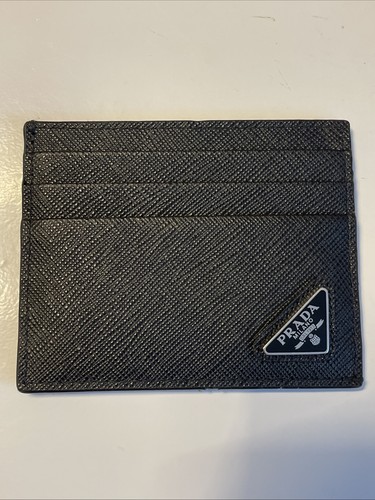 Prada saffiano leather card - prada,