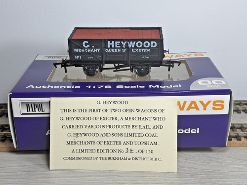 Dapol plank wagon heywood - plank,