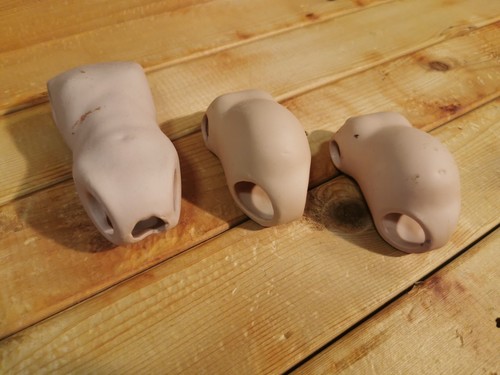 Vintage porcelain doll - doll, torsos