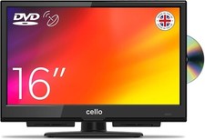 Cello 12 Volt LED TV with built-in DVD Player & Perfect Pitch Sound