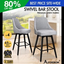ALFORDSON 4x Bar Stools Swivel