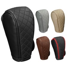No Slip Universal Auto Car Hand Gear Shift Knob Cover Leather Protector for Auto