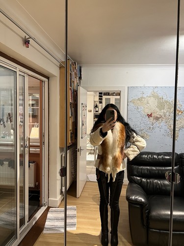 Luxury fox fur - fox, cream&
