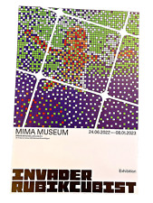 Invader Rubikcubist Street Pop Art Mima Museum poster