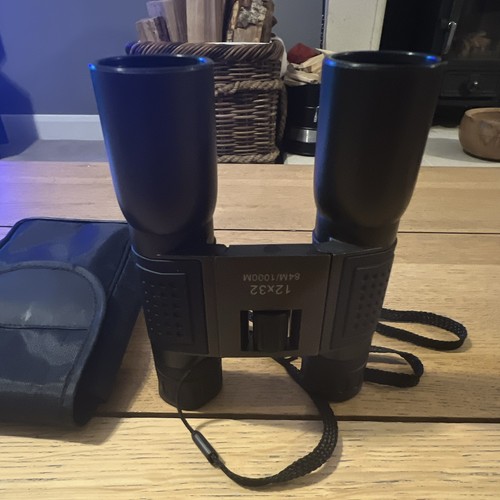 12x32 compact binoculars - binoculars, black